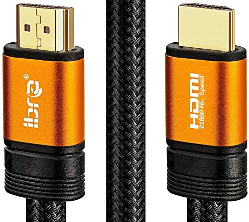 IBRA ® ORANGE 8M Cavo HDMI High-Speed con Ethernet, 3D e ARC