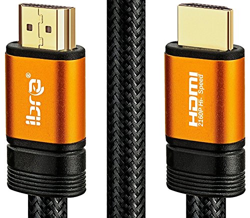 IBRA Cavo HDMI 4K Ultra HD 20M - Ethernet ad Alta Velocità Cavo 2.0b 18 Gbps 4K@30Hz UHD 2160p - ORANGE