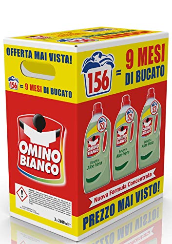 Omino Bianco - Aloe Vera - 156 Lavaggi - 7800ml