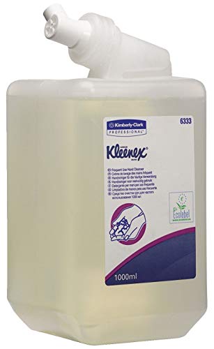 Kleneex 6333 Sapone liquido per mani, Uso quotidiano, 1 flacone da 1 L, Incolore/Inodore, 06333040