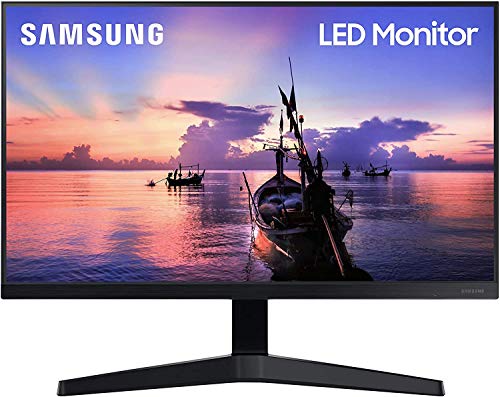Samsung Monitor F27T35, 27”, IPS, Full HD, 1920 X 1080, 16:9, 75Hz, 5 ms, Freesync, VGA, HDMI, Eye Saver Mode, Flicker Free, Eco Saving Plus, Cavo HDMI, Dark Blue Grey, Versione 2021