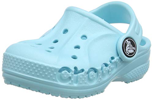 Crocs Baya Clog Kids, Zoccoli Unisex-Bambini, Blu (Ice Blue 4o9), 19/20 EU
