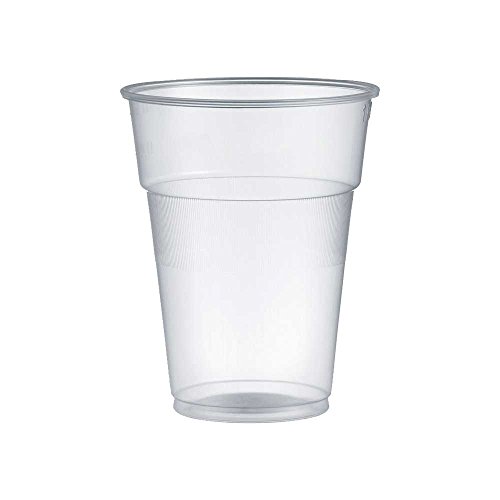 PZ 300 Bicchieri in PLASTICA ml 400 per Acqua Birre Bevande Cocktail Granite Frappe' Plastic Cups Bicchiere Rigido