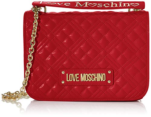 Love Moschino Jc4000pp1a, Borsa a Tracolla Donna, Rosso (Rosso), 9x20x27 cm (W x H x L)