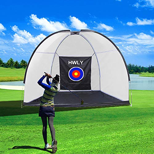HWLY - Rete da golf per colpire il golf, ideale per praticare il campo da golf, per il cortile e per giocare a golf. Regalo per sport al coperto e all'aperto, per golf (versione aggiornata)