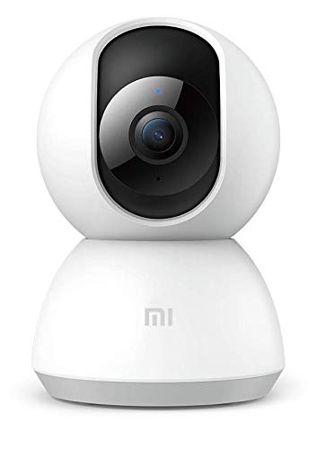 Xiaomi Mi Home Security Camera 360° 1080P, Videocamera di Sicurezza, Ruota a 360°, Visione notturna, Connettività Wi-Fi, Bianco