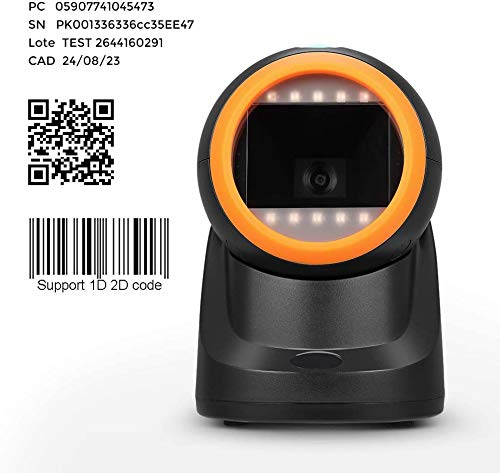 [Aggiorna 2.0] 2D CCD vivavoce codice a barre scanner MUNBYN auto sensore per supermercato, negozio al dettaglio, negozio di abbigliamento e Home Business