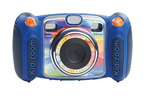 VTech - Fotocamera per Bambini KidiZoom Duo, Colore: Blu