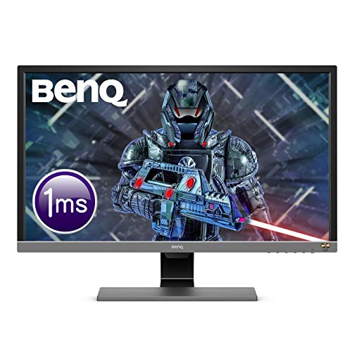 BenQ EL2870U Monitor Gaming LED UHD-4K (risoluzione 3840 x 2160), 28”, 1 ms, HDR Eye-Care, Pannello TN, Altoparlanti, 2 x HDMI (v2.0); 1 x DP (v1.4), HDRi, Grigio Metallizzato