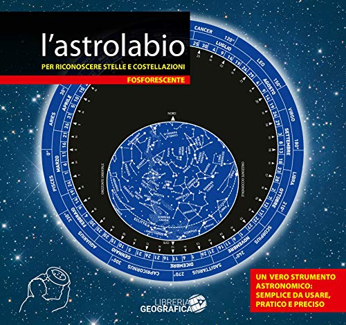 Libreria Geografica L'astrolabio per riconoscere stelle e costellazioni