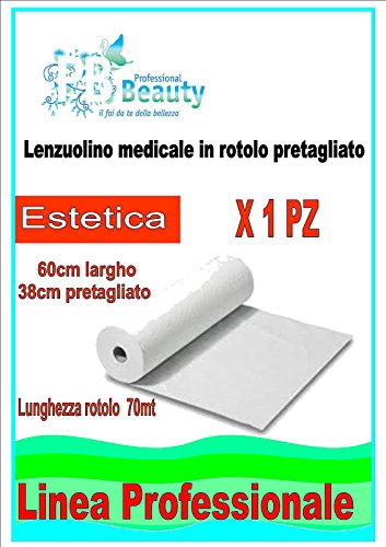 ROTOLO CARTA LETTINO LENZUOLINO MEDICO MASSAGGI 60 cm x 70 m