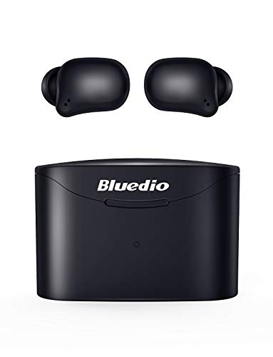 Auricolari Bluetooth, Bluedio T-Elf 2 Auricolari Wireless 5.0 Cuffie Bluetooth in Ear Auricolari Senza Fili Sportivi Mini Cuffie con Mic, Controlli Touch, Facile Accoppiamento, Durata Totale di 35 Ore