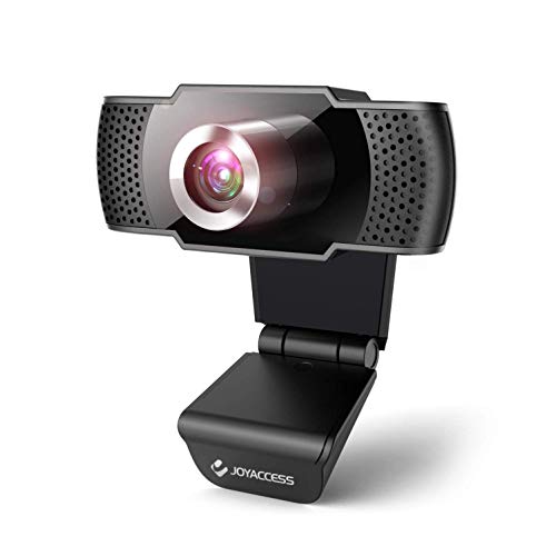 Webcam per pc, 1080P Full Hd web camera con microfono riduzione del rumore, vista Wide-Angle 105° per lo Streaming e le videoconferenze su Zoom, Skype, YouTube, Compatibile con Windows e Mac