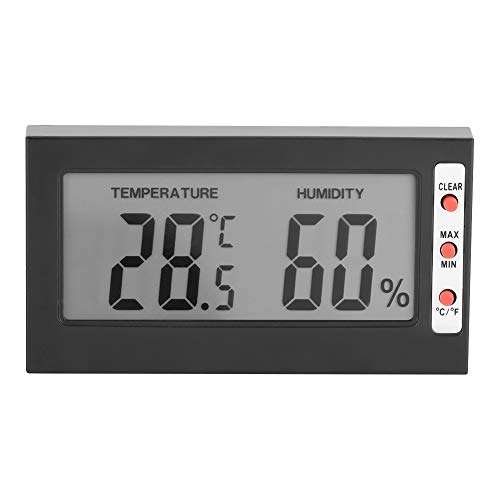 Jingyi Termometro, Durevole per Un Uso prolungato, Igrometro termometro LCD Digitale Portatile 0~50 ℃ 10% RH ~ 99% RH Igrometro termometro