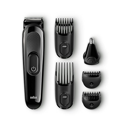 Braun Multi Grooming Kit 6-in-1 Barba e Capelli con Trimmer per il Naso