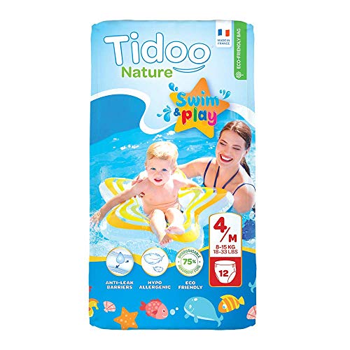 Tidoo 503990 – Swimmers Pannolini per il Bagno T4, 8 15 kg, Unisex