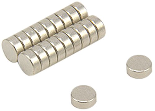 first2magnets F352SC-20 - Magnete al neodimio, diametro 5 mm x spessore 2 mm, forza magnetica 0,33 Kg (20 pezzi)