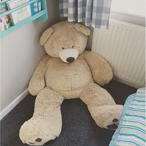 Bananair Orsacchiotto XXL Gigante (da 130 cm a 200 cm) Orso de Peluche Teddy Bear Peluche Morbida, Perfetto per Compleanno, Natale, Giocattolo (160 cm)