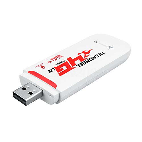 Cuasting Scheda Sim Portatile per Modem Un Banda Larga USB Dongle USB 150Mbps 4G / 3G LTE WiFi Sbloccata