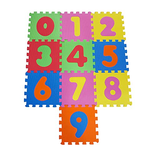 Knorrtoys 21001 Puzzle da 10pezzi Tappetino da gioco per bambini in gommapiuma , multicolore
