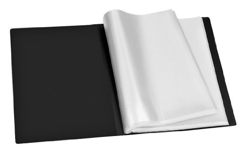 Veloflex 4420180 - Album di presentazione A4, con 20 buste termosaldate, 40 pagine, in PP, colore: Nero
