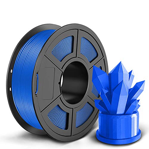 SUNLU PLA+ Filament 1.75mm for 3D Printer & 3D Pens, 1KG (2.2LBS) PLA+ 3D Printer Filament Tolerance Accuracy +/- 0.02 mm, Blue