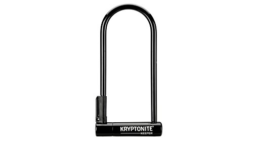 Kryptonite U-Locks, Keeper 12 LS con Staffa Unisex-Adulto, Nero