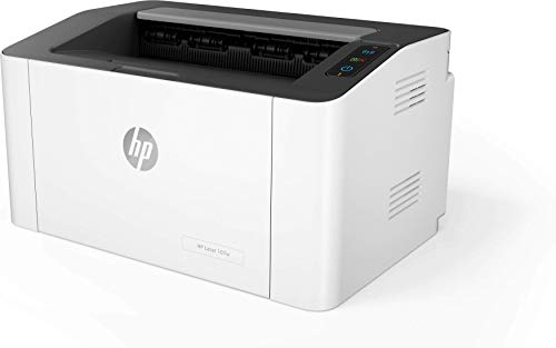 HP Laser 107w Stampante Laser Monocromatica, Scansione tramite HP Smart App, con Funzionalità di Sicurezza Dinamica, Wi-Fi, Wi-Fi Direct, Bianca