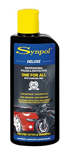 Synpol Deluxe - Crema lucidante e protettiva per auto, 200 ml