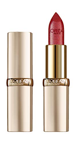 L'Oréal Paris Make Up Rossetto Lunga Durata Color Riche, Colore Pieno, Finish Satinato, 345 Cherry Crystal, Confezione da 1