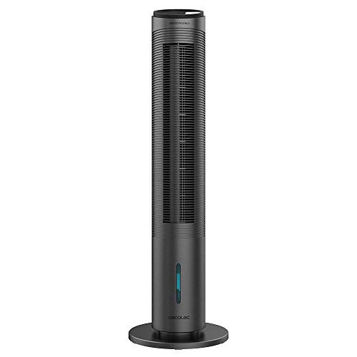 Cecotec Condizionatore a evaporazione EnergySilence 2000 Cool Tower Smart. Potenza 60 W, serbatoio estraibile da 2 L, 3 velocità, 3 modalità con oscillazione, timer, controllo touch