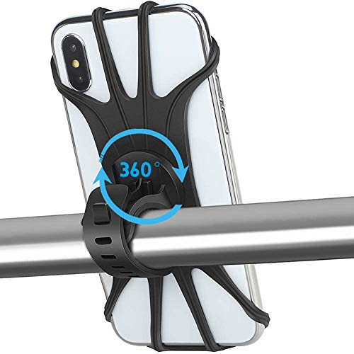 APSONAR 2020 Nuovo Supporto Universale per Manubrio Bicicletta, per telefoni iPhone X/8/8 Plus/7/7 Plus/6S Plus, Samsung Galaxy S8 e Altri dispositivi GPS per Bicicletta con Schermo da 4” a 5,8”（B-4