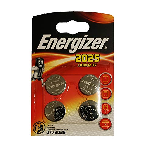 Energizer CR2025 Batterie al Litio, Confezione da 4