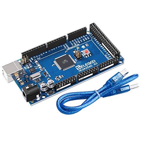 Elegoo Mega 2560 R3 Board ATmega2560 ATMEGA16U2 + Cavo USB Compatibile con i progetti IDE di Arduino Conforme alla direttiva RoHS