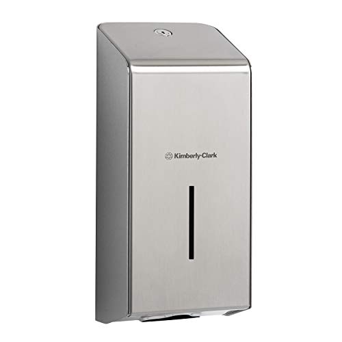 KIMBERLY-CLARK PROFESSIONAL* Dispenser di carta igienica piegata (codice prodotto 8972) – Acciaio inox