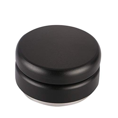 Hemoton Distributore di Caffè Livellatore 54Mm in Acciaio Inossidabile Tamper per Caffè Espresso Barista Attrezzo per La Distribuzione di Manomissioni per Chicco di Caffè Pressa per Macaron (Nero)