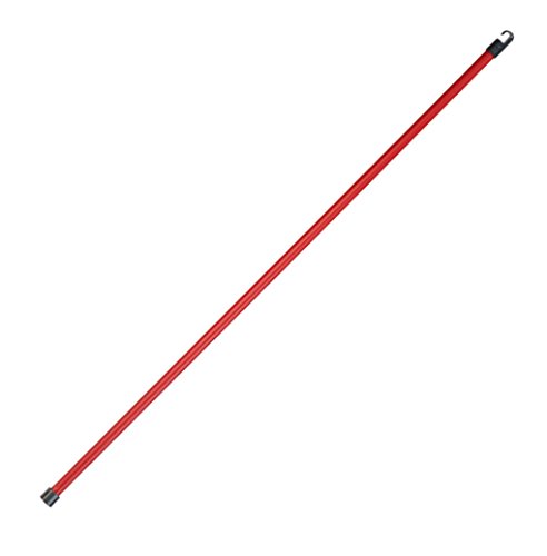 Vileda Asta, Metallo, Colore: Rosso, 126 cm
