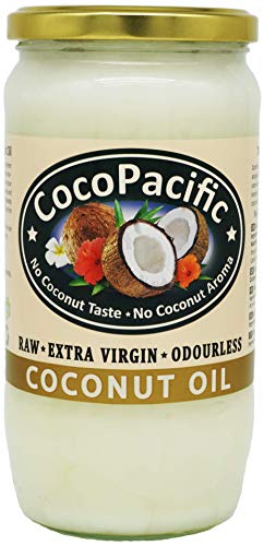 CocoPacific, olio extravergine di cocco non raffinato, inodore, 750 ml
