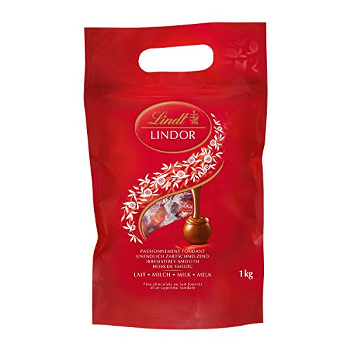 Lindt Bag LINDOR Latte - circa 80 praline, 1 kg