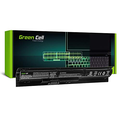 Green Cell® Standard Serie VI04 Batteria per Portatile HP 17-P, HP ProBook 440 G2 445 G2 450 G2 455 G2, HP Pavilion 14-V 15-P 17-F, HP Envy 14-U 15-K 17-K (4 Pile 2200mAh 14.8V Nero)