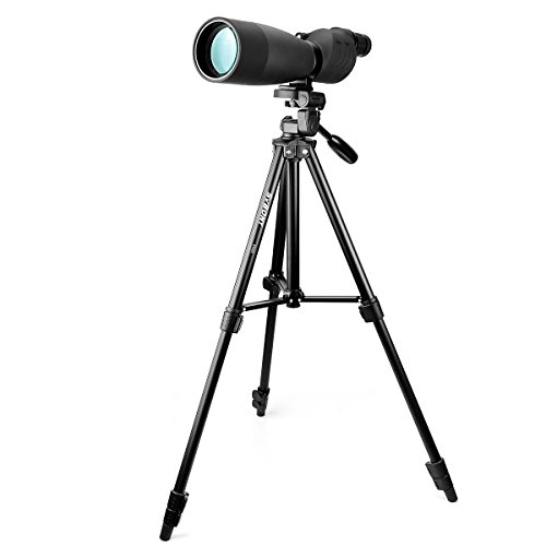 Svbony SV17 Cannocchiale 25-75x70 Prisma BAK4 FMC Ottica Monoculare Telescopio Impermeabile Azoto Riempito Spotting Scope con Treppiede per Hunting Birdwatching