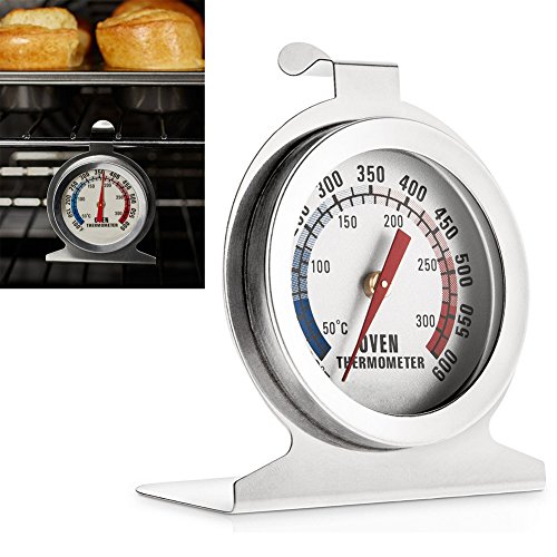 Aveson quadrante in acciaio INOX forno termometro temperatura controllo per cucina casa – da appendere o stare in forno