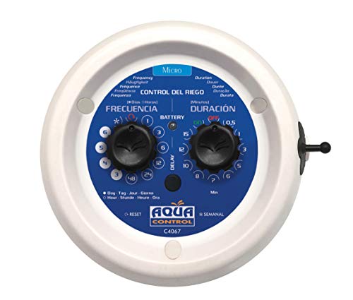 Aqua Control C4067 Kit autonomo programmabile, con programmatore, pompa e accessori per irrigazione automatica e senza rubinetto, grigio