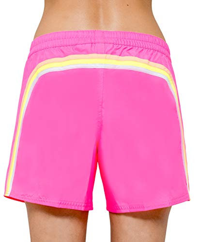 SUNDEK Boardshort Josiane Pantaloncino da Mare Donna W530 (m, Hot Pink)