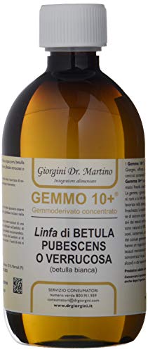 Dr. Giorgini Integratore Alimentare, Betulla Bianca Linfa Gemmoderivato Concentrato Liquido Analcoolico - 500 ml