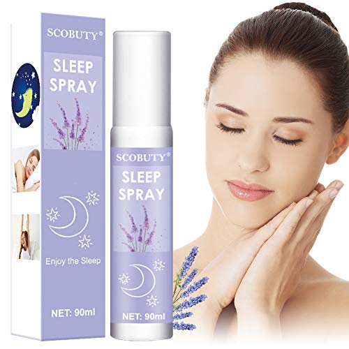 Pillow Spray, Sleep Spray, Spray per Dormire,Deep Sleep Pillow Spray, Spray Rilassante per Cuscino,Naturale Lavanda Aromaterapia 90ml