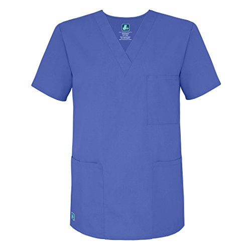 Adar Uniforms 601CBLXS Camicia Medica, Blau (Ceil Blue), X-Small-Us Donna