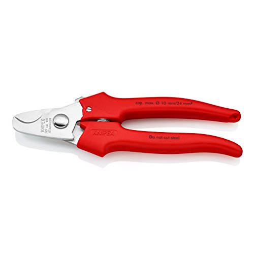 KNIPEX 95 05 165 Cesoia per cavi rivestiti in resina termoplastica 165 mm