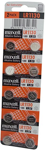 Maxell LR54 batteria alcalina a bottone Blister da 10 pezzi