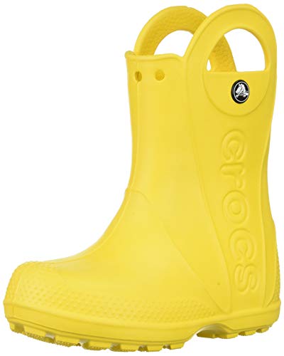 Crocs Handle It Rain Boot K, Stivali di Gomma Unisex – Bambini, Giallo (Yellow), 25-26 EU